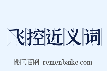 飞控近义词是什么意思的图片